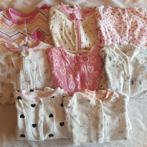 3-6 months footed pajamas
